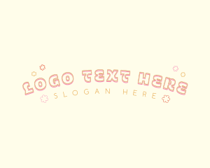 Floral Retro Brand Logo