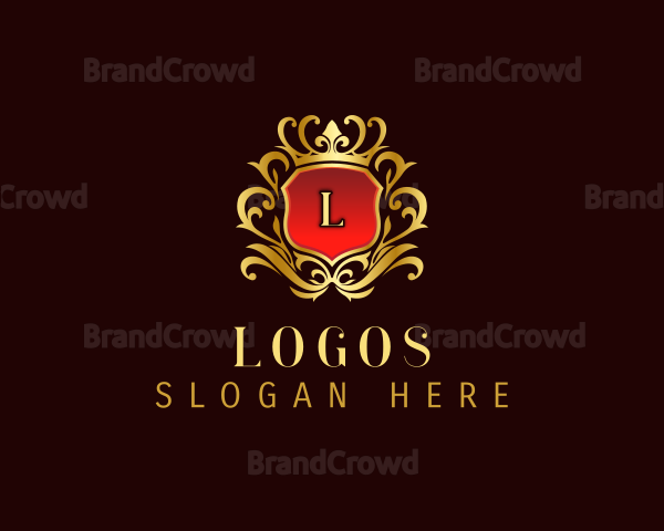 Royalty Crown Crest Logo