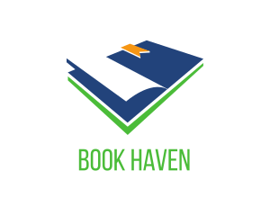Library - Manual Book Library logo design