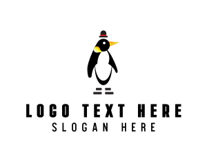 Antarctic - Penguin Animal Fashion logo design