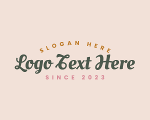 Cursive Cute Business Logo