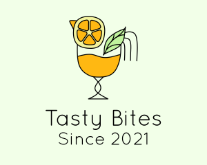 Cafeteria - Orange Fruit Juice logo design