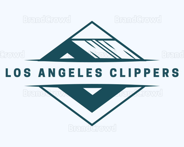 Abstract Diamond Roof Logo