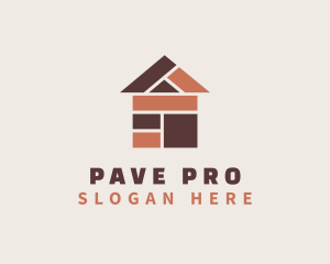 Brick Tiling House logo design