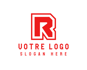 Varsity Letter R Logo