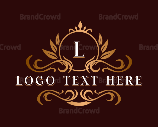 Elegant Ornamental Crest Logo