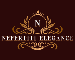 Elegant Ornamental Crest logo design