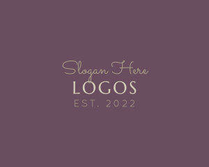 Luxury Elegant Fashion Logo