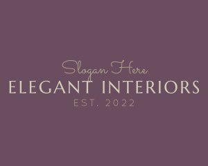 Luxury Elegant Fashion logo design