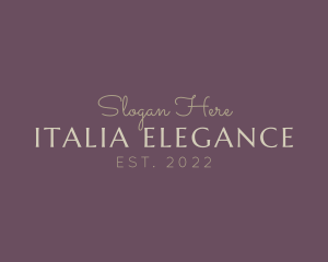 Luxury Elegant Fashion logo design