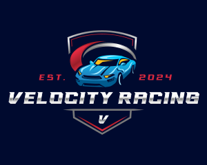 Race Car Automobile logo design