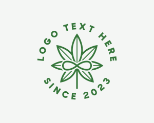 Smoking - Infinity Marijuana Leaf logo design