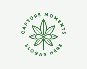 Infinity Marijuana Leaf Logo