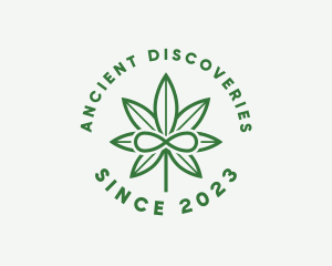 Infinity Marijuana Leaf logo design