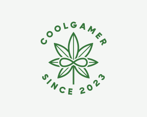 Smoke - Infinity Marijuana Leaf logo design