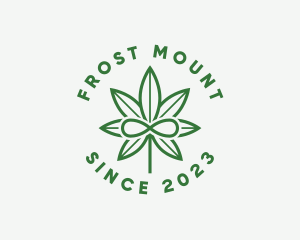 Infinity Marijuana Leaf logo design