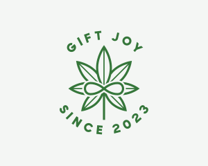 Infinity Marijuana Leaf logo design