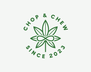 Marijuana - Infinity Marijuana Leaf logo design