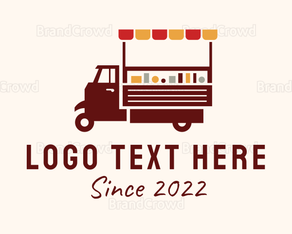 Fast Food Cart Vehicle Logo