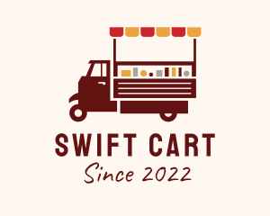 Fast Food Cart Vehicle  logo design