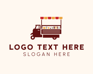 Transportation - Fast Food Cart Vehicle logo design