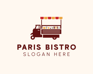 Fast Food Cart Vehicle  logo design