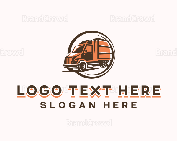 Automobile Cargo Truck Logo