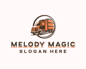 Automobile Cargo Truck Logo