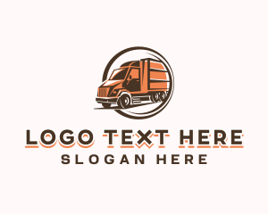 Automobile Cargo Truck Logo