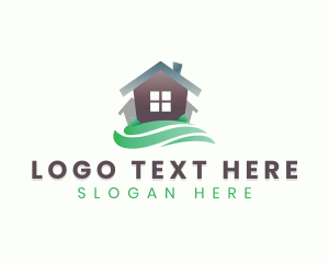 Rental - House Property Builder logo design