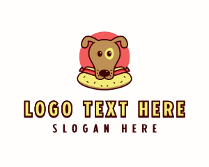 Hot Dog Stand - Cafeteria Dining Hot Dog logo design