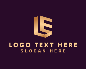 Premium - Finance Letter LE Monogram logo design