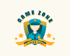Female Police Patrol Logo