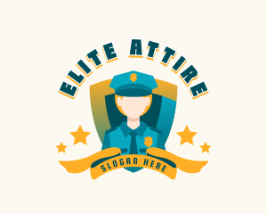 Uniform - Female Police Patrol logo design
