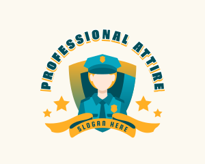 Uniform - Female Police Patrol logo design