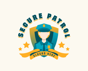Patrol - Female Police Patrol logo design
