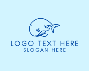 Sea Whale Waterpark Logo