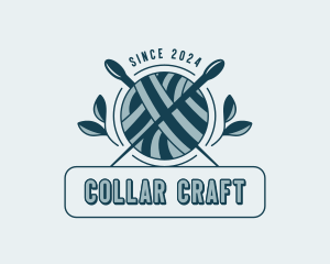 Crochet Yarn Ball Knitting logo design