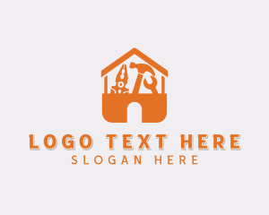 House Handyman Tools logo design