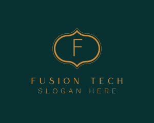Fusion - Luxury Restaurant Bistro logo design