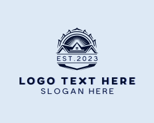 Residential - Realty Roofing House logo design