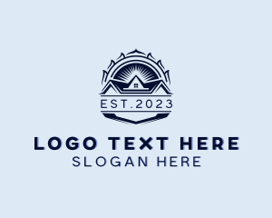 House - Realty Roofing House logo design