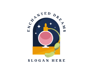 Enchanted - Mystical Scent Perfume logo design