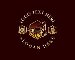 Honey - Honey Bee Hive logo design