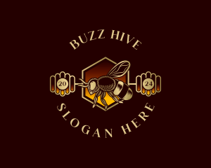 Hive - Honey Bee Hive logo design