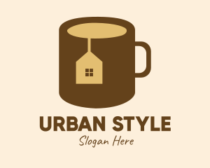 Real Estate Agent - Realty House Tea Mug logo design