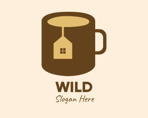 Cappuccino - Realty House Tea Mug logo design