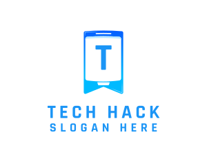 Hack - Mobile Tech Gadget logo design