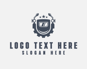 Welding - Industrial Mechanical Welder logo design