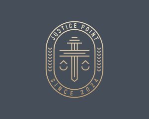 Judiciary - Judiciary Court Scale logo design